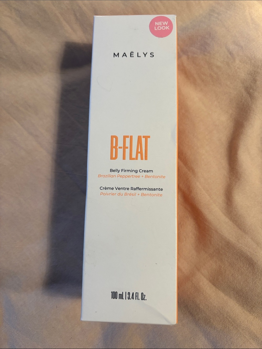 Maëlys B-Flat Belly Firming Cream — Peach & White